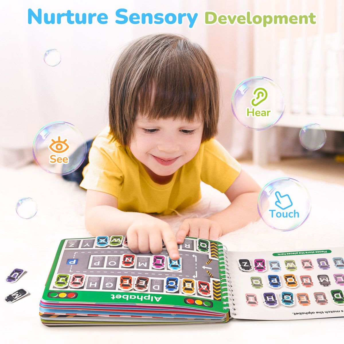 Preschool busy book with learning activities – view 5