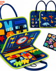 Travel busy board for toddlers