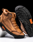 Casual Leather High Top Shoes