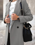 Women's Stylish Wool Blend Coat