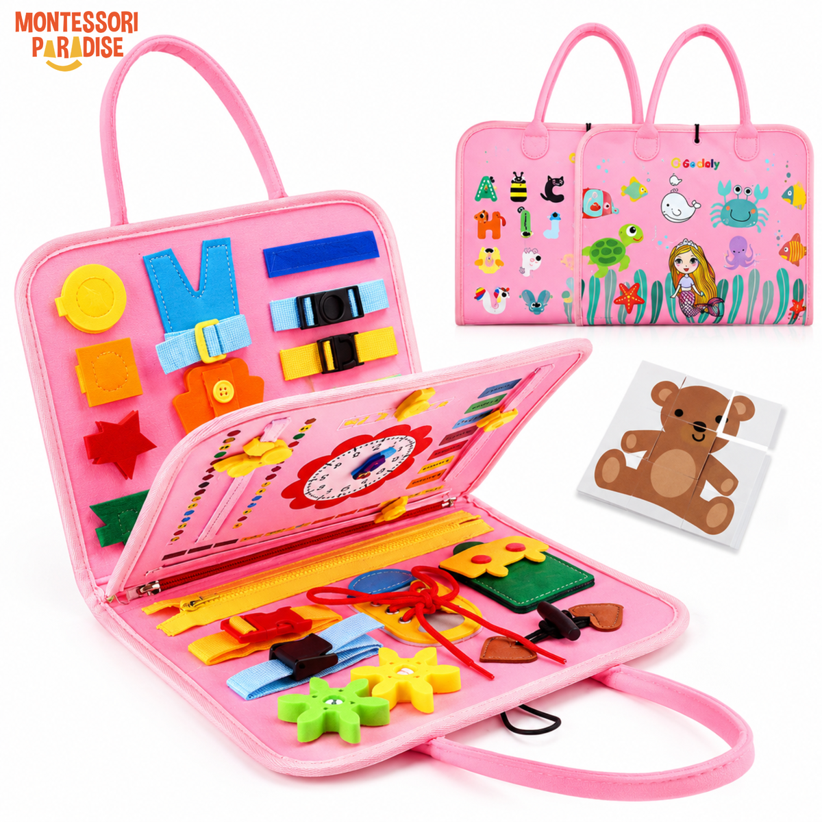 Travel busy board for toddlers – view 2