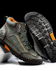 Casual Leather High Top Shoes