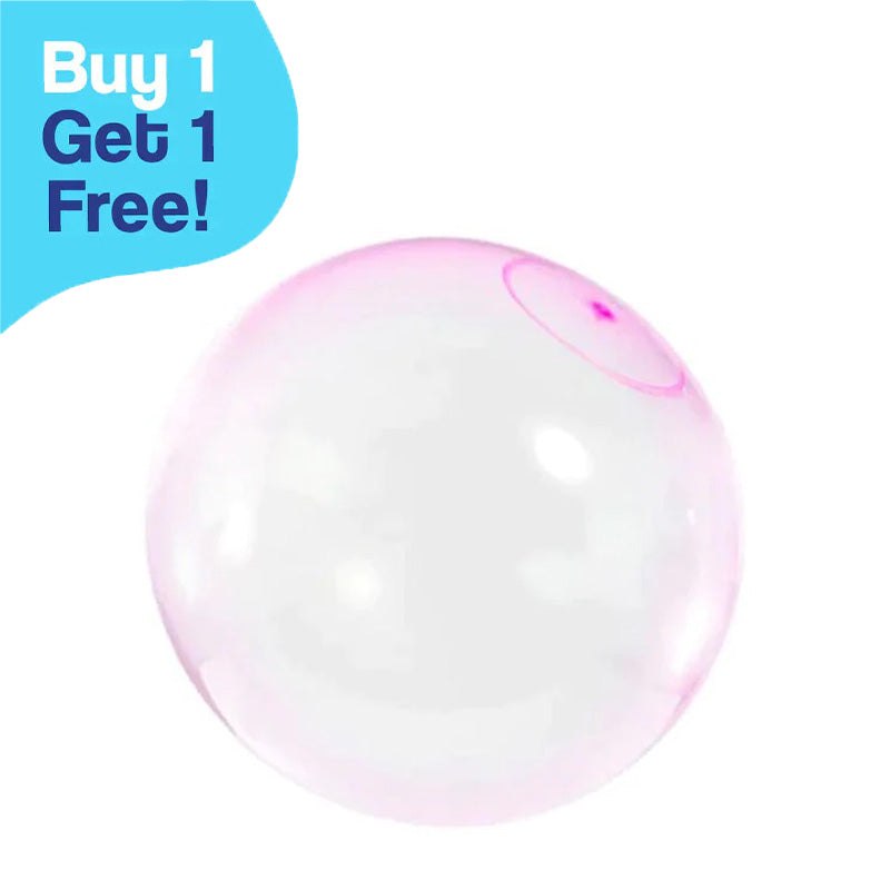 Giant bubble ball being tossed by kids outdoors – view 3