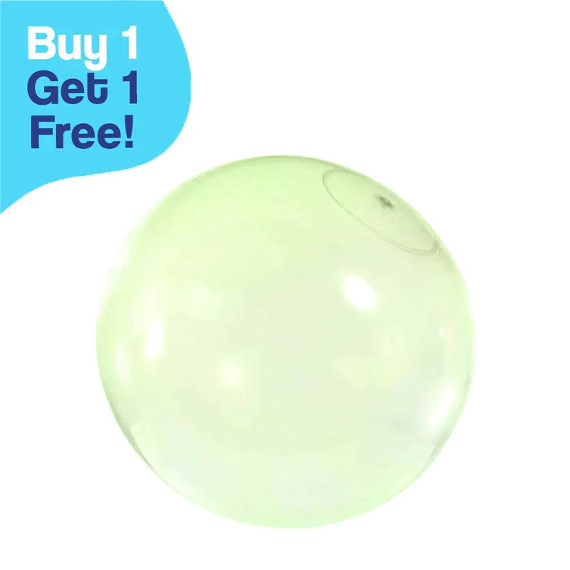 Giant bubble ball being tossed by kids outdoors – view 4