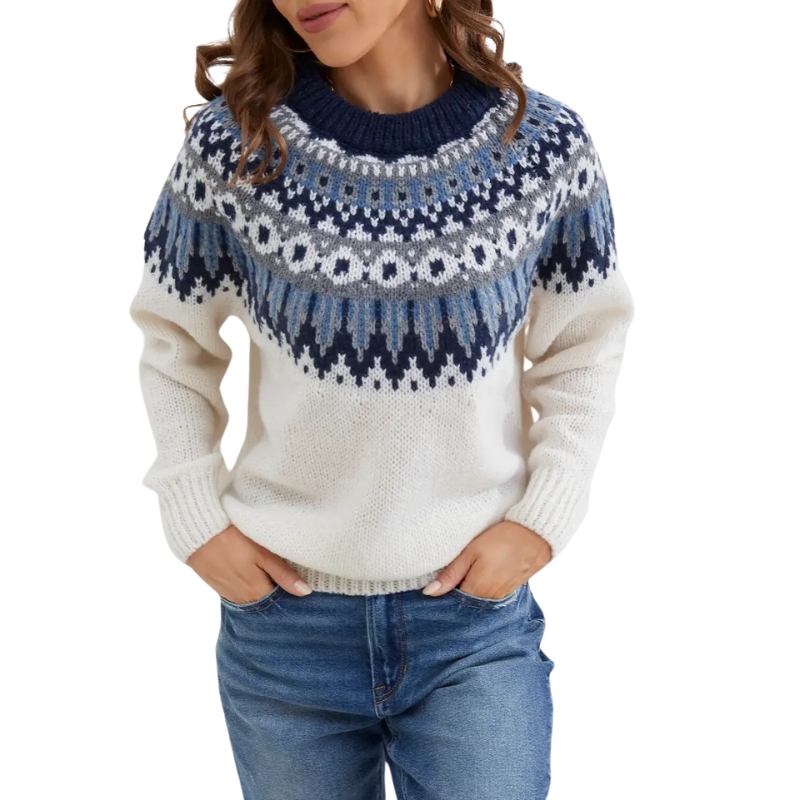 Sweater with Icelandic pattern
