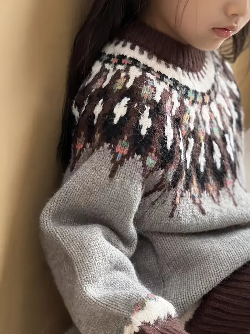 Fleece Lined Jumper for Kids with Cozy Feel