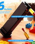 DIY building block toy blaster with foam darts – view 3