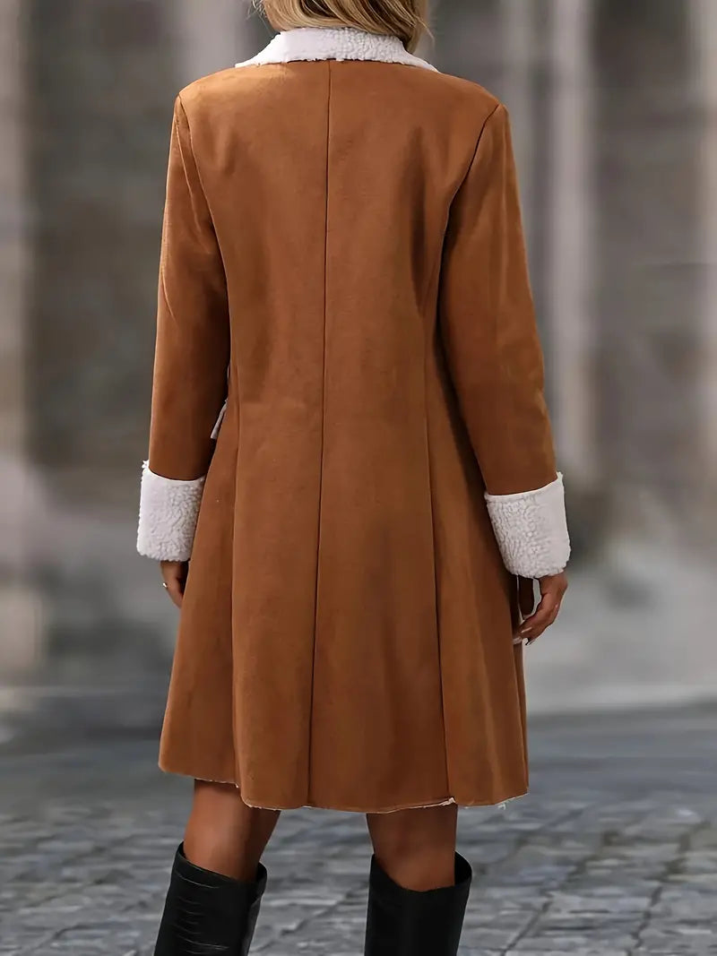 Refined Caly Collar Women's Overcoat
