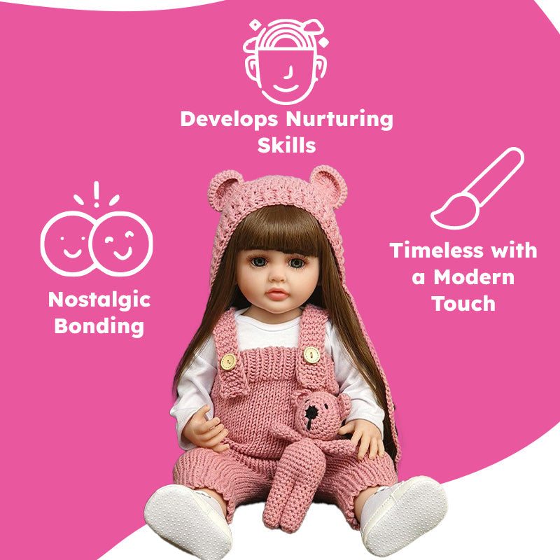 Realistic silicone reborn baby doll with pacifier – view 5