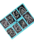 Metal wire brain teaser puzzles set – view 5