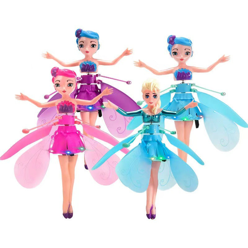 Hand controlled flying fairy toy glowing – view 8