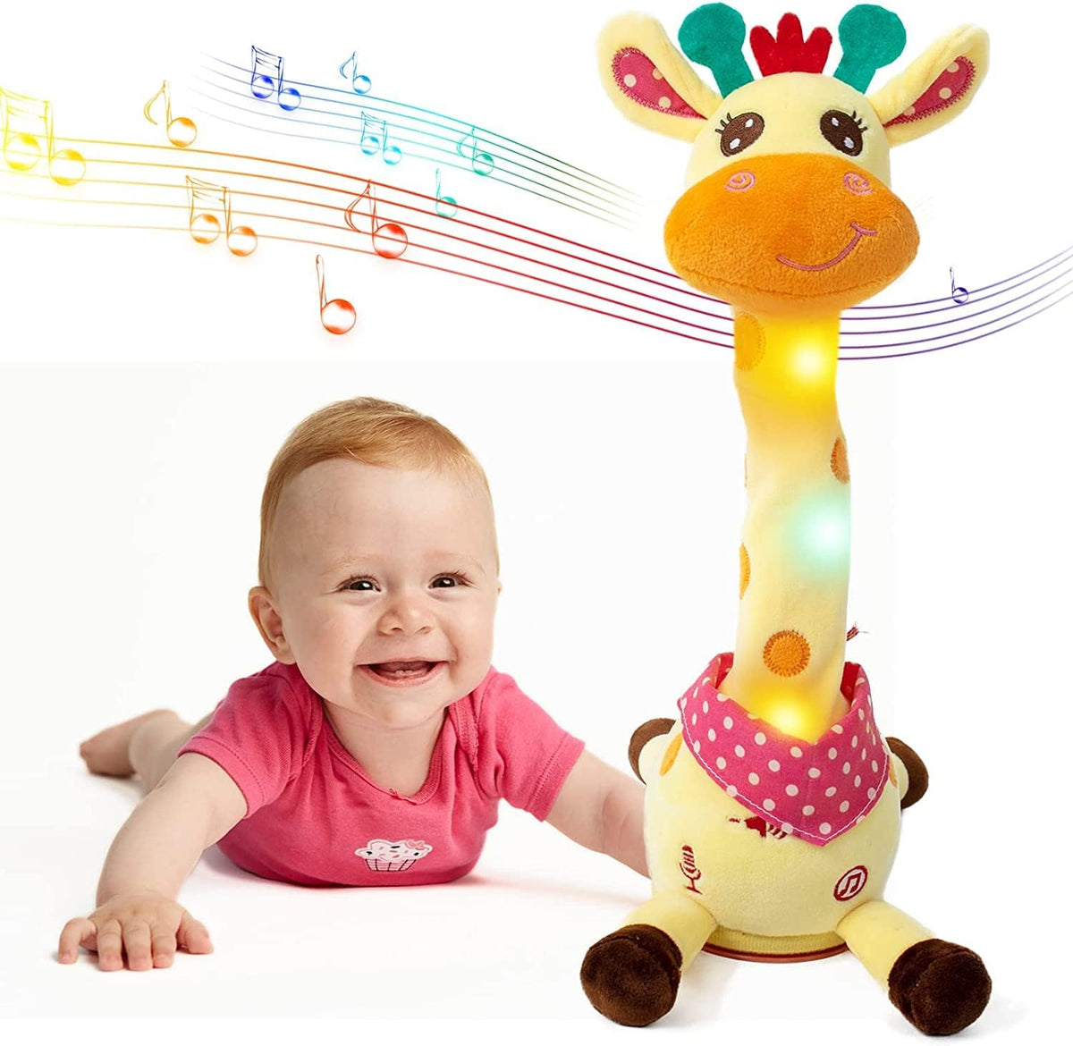 Singing dancing giraffe interactive plush toy – view 2