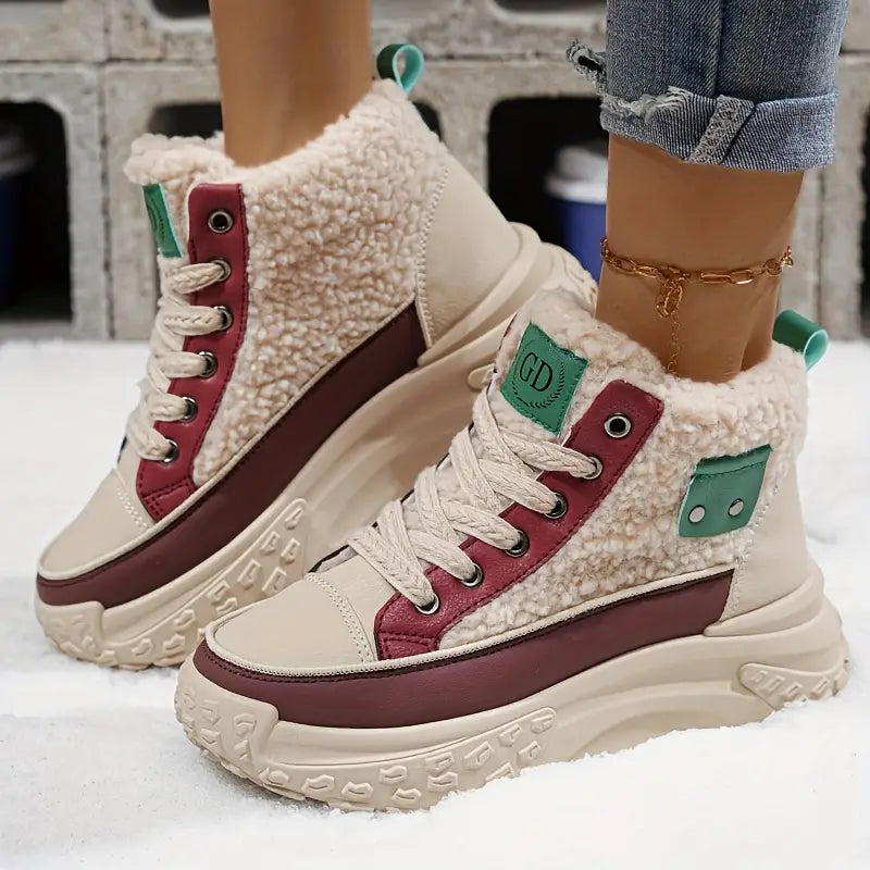 Maureen – Stylish plush lined ankle boots