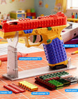DIY building block toy blaster with foam darts – view 2