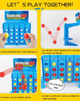 Bouncing ball board game with colorful balls – view 5