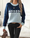 Casual Long Sleeve Sweater for Women's
