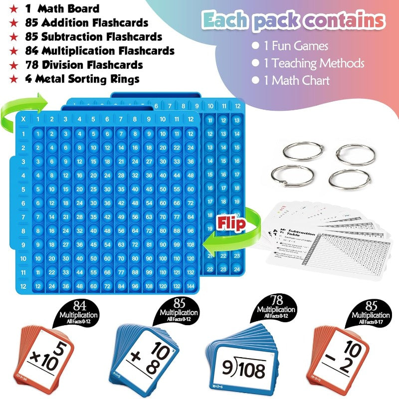 Math practice kit with silicone pop board – view 6