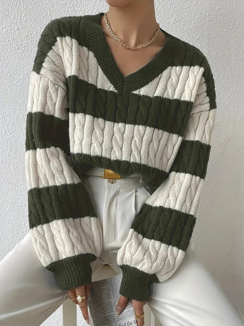 Trendy Cozy Knit Sweater for Women