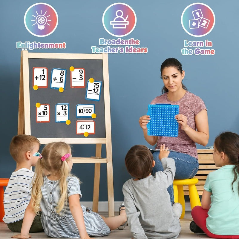 Math practice kit with silicone pop board – view 4