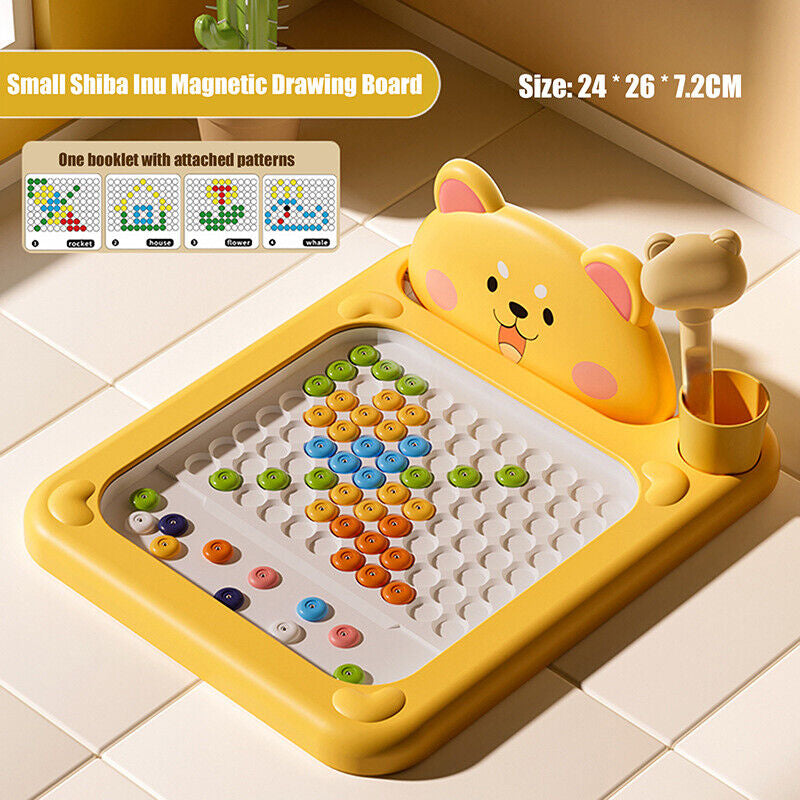 Magnetic bead drawing board with pen – view 6