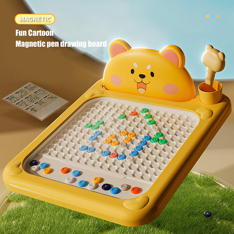 Magnetic bead drawing board with pen – view 5