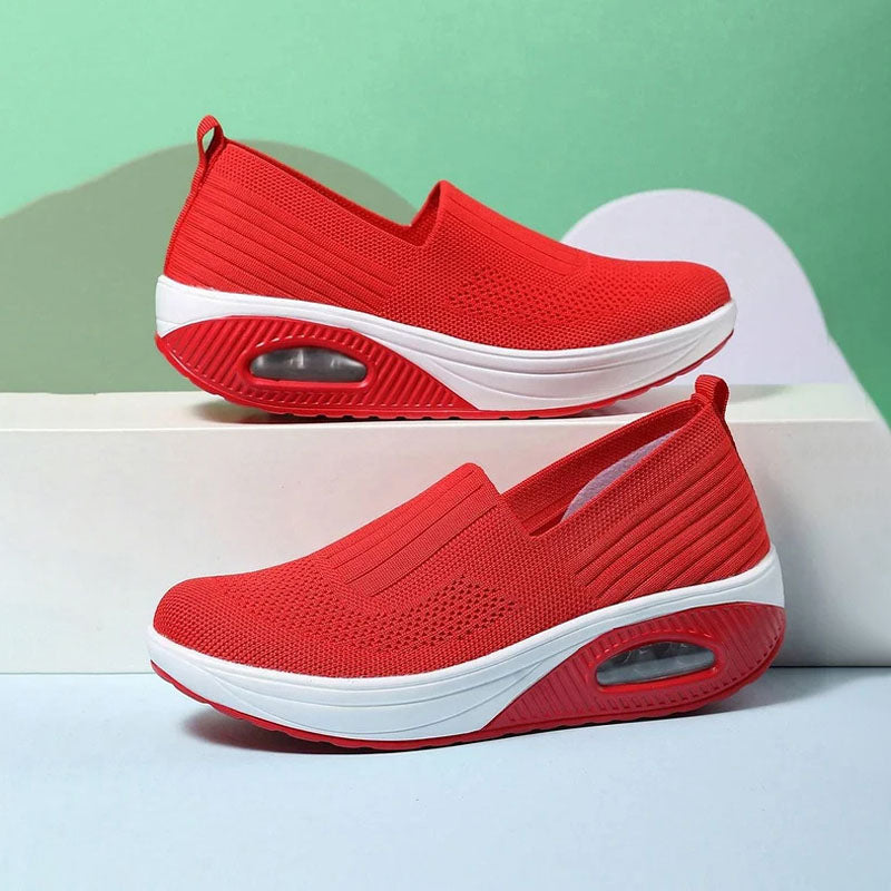 Comfy Air Breathable Slip-On Sneakers for Women