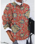 Women's Floral Casual Warm Sweater