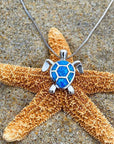Sea Turtle Necklace and Earring Set