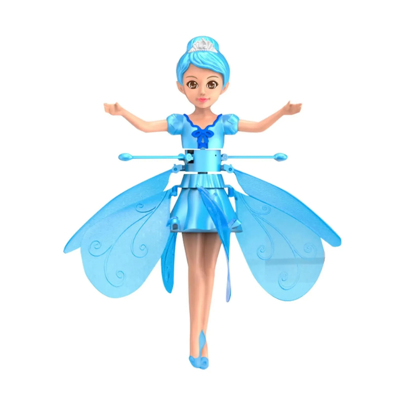 Flying fairy toy glowing in a child's hand – view 4