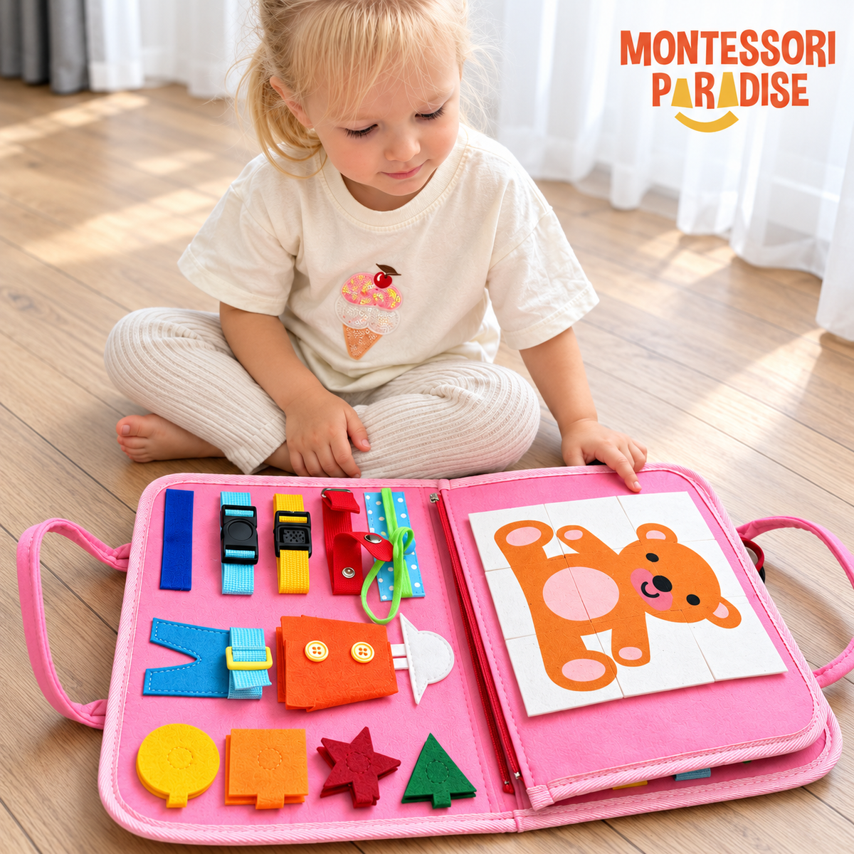 Travel busy board for toddlers – view 3