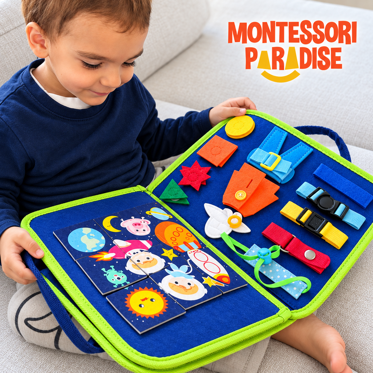 Travel busy board for toddlers – view 4