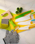Kids cooking set with kid-safe knives and cutting board – view 6