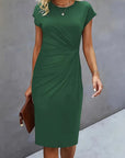 Soft Knit Round Neck Dress