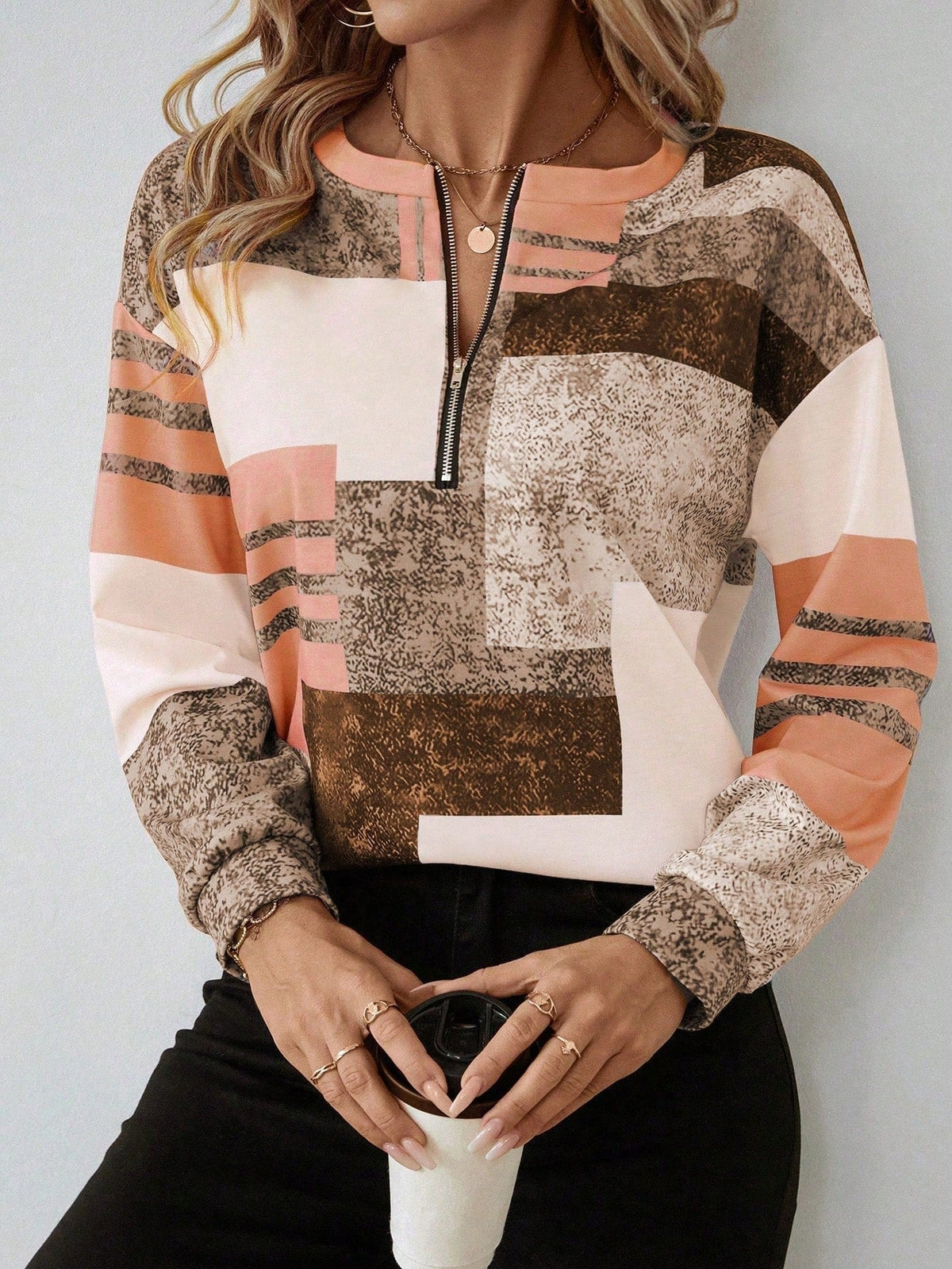 Chic Vintage Long Sleeve Pullover
