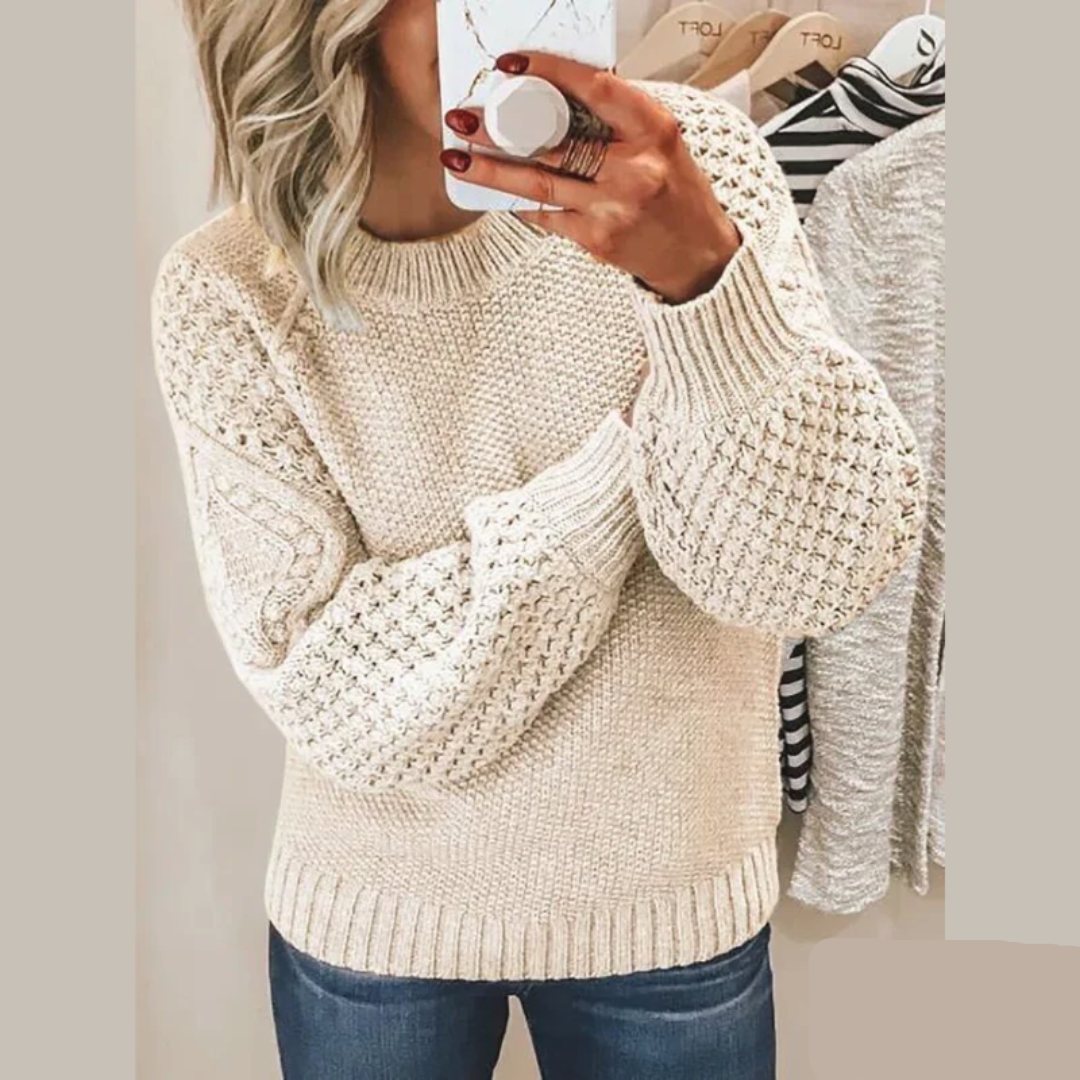 Imara Soft Textured Knit Sweater