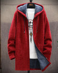 Stylish Hooded Zipper Fleece Jacket