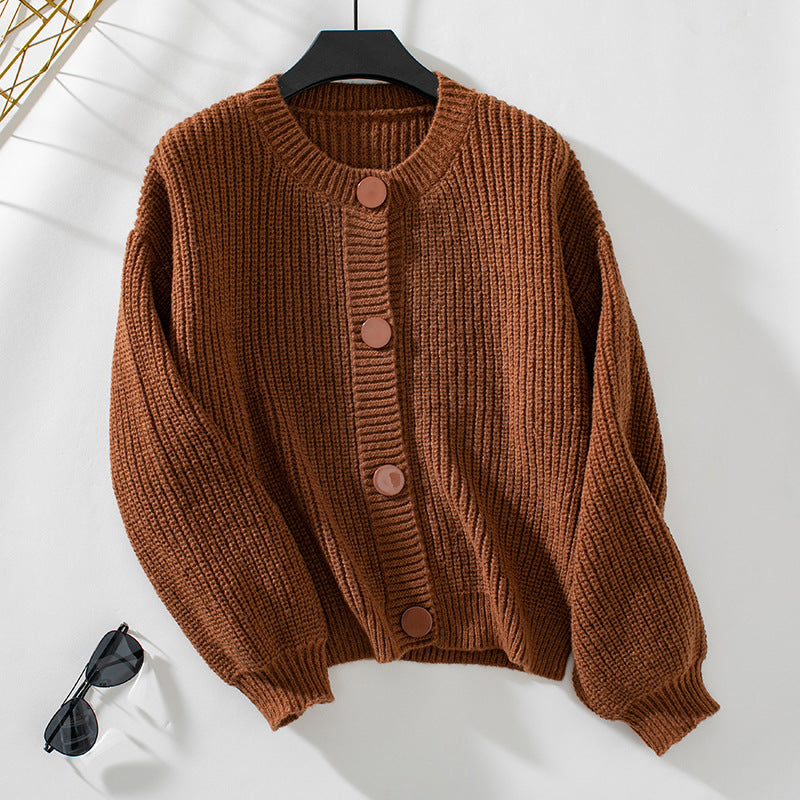 Women's Button-Down Knitted Cardigan