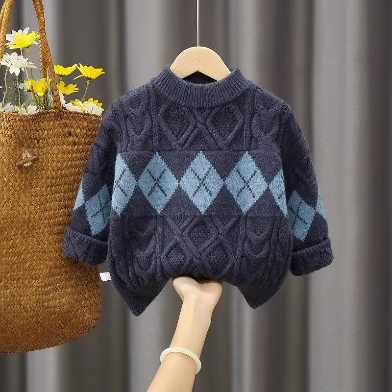 Children Woolen Sweater Crochet Cotton