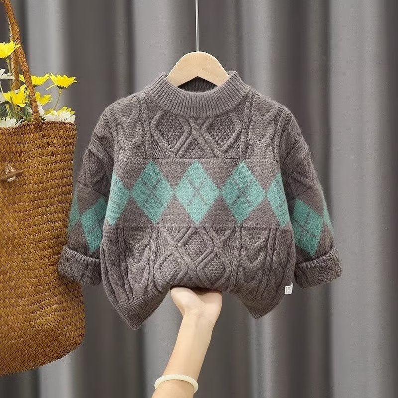 Children Woolen Sweater Crochet Cotton