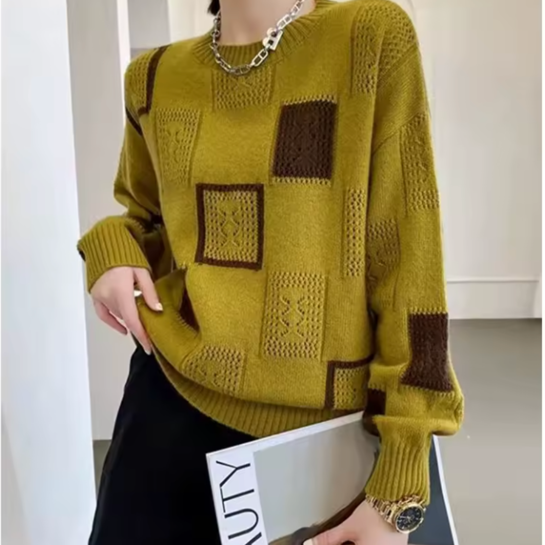Heidi Cozy Ribbed Knit Sweater