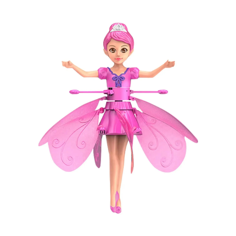 Flying fairy toy glowing in a child's hand – view 5