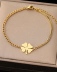 Premium Clover Bracelet with Meaningful Flair