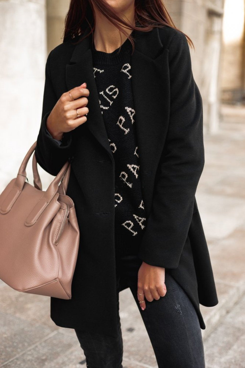 Women's Stylish Wool Blend Coat