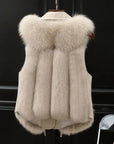 Elegant Layered Collar Fur Vest