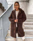 Cozy Women's Longline Wool Coat