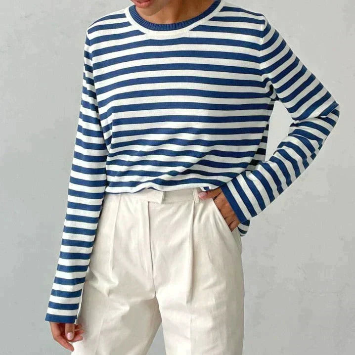 Striped Sweatshirt for Women