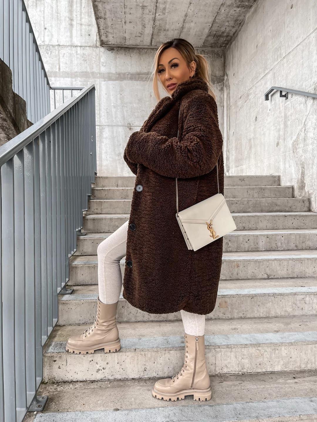 Cozy Women's Longline Wool Coat