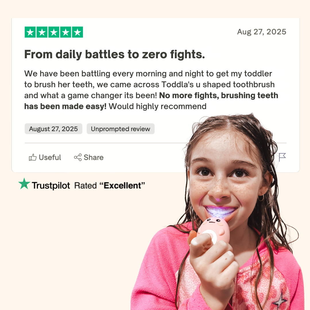 U shaped dinosaur electric toothbrush for kids – view 4