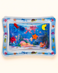 Tummy time water mat with sea animals