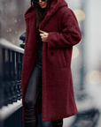 Long Winter Coat with Hood for Women